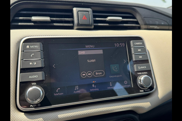 Nissan Micra 1.0 IG-T Acenta TREKHAAK / CAMERA / CARPLAY / 4-SEIZ. BAND / STOELVERW. / ZEER NETJES