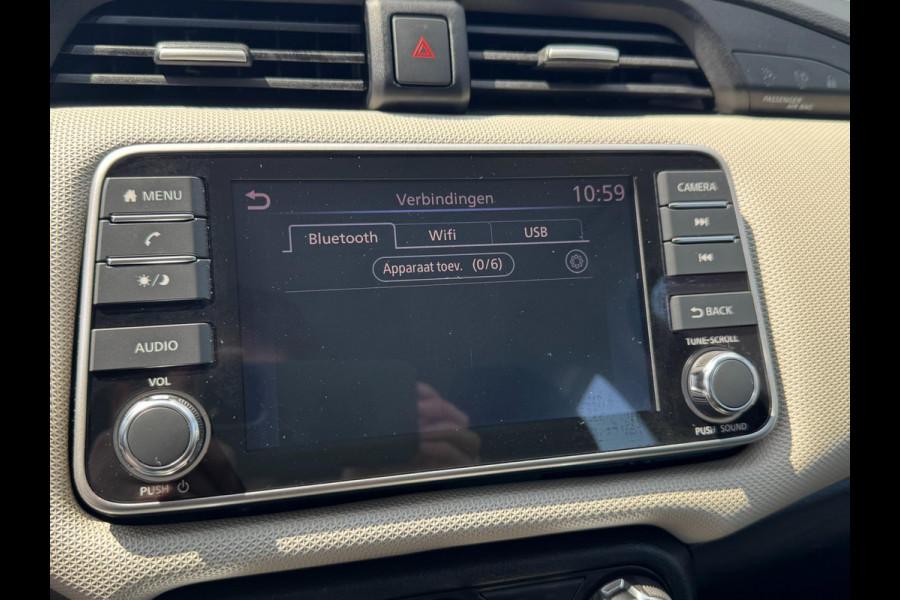 Nissan Micra 1.0 IG-T Acenta TREKHAAK / CAMERA / CARPLAY / 4-SEIZ. BAND / STOELVERW. / ZEER NETJES