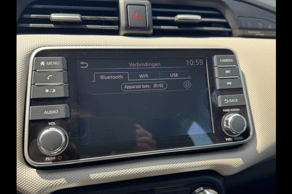 Nissan Micra 1.0 IG-T Acenta TREKHAAK / CAMERA / CARPLAY / 4-SEIZ. BAND / STOELVERW. / ZEER NETJES