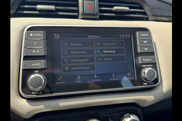 Nissan Micra 1.0 IG-T Acenta TREKHAAK / CAMERA / CARPLAY / 4-SEIZ. BAND / STOELVERW. / ZEER NETJES