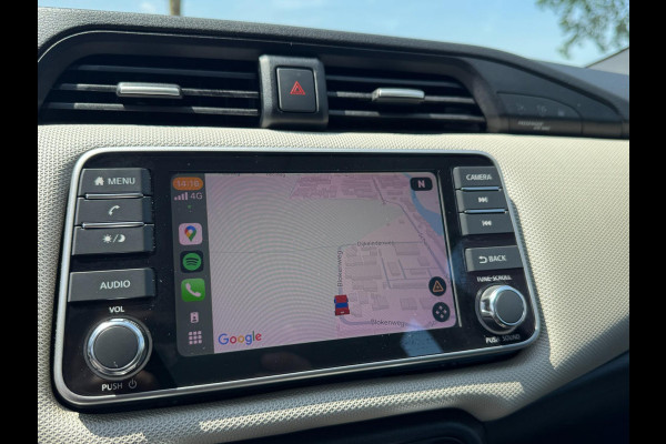 Nissan Micra 1.0 IG-T Acenta TREKHAAK / CAMERA / CARPLAY / 4-SEIZ. BAND / STOELVERW. / ZEER NETJES