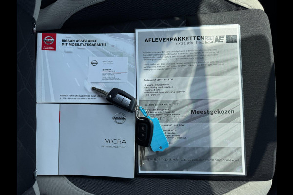 Nissan Micra 1.0 IG-T Acenta TREKHAAK / CAMERA / CARPLAY / 4-SEIZ. BAND / STOELVERW. / ZEER NETJES