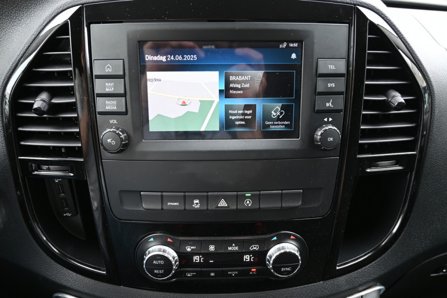 Mercedes-Benz Vito 124 CDI DC L3 LED, Distronic, 2 Schuifdeuren, Audio 40 Navigatie met camera
