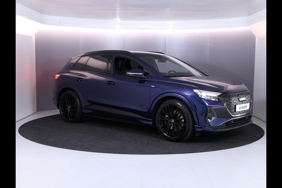 Audi Q4 e-tron 40 S edition 77 kWh 20'LM-velgen|Camera| stoelen verwarmd|  Int.voorverwarming|