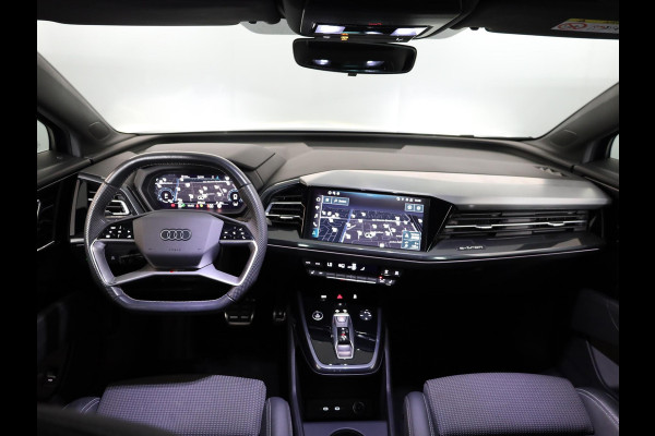 Audi Q4 e-tron 40 S edition 77 kWh 20'LM-velgen|Camera| stoelen verwarmd|  Int.voorverwarming|