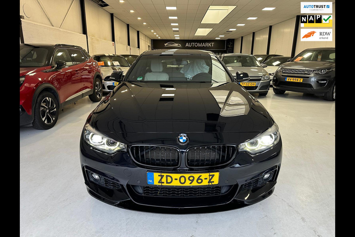 BMW 4 Serie Gran Coupé 418i High Executive Edition M PAKKET 1 JAAR GARANTIE 83703KM NAP FULL DEALER ONDR BMW 4 Serie Gran Coupé 418i High Executive Edition M PAKKET 1 JAAR GARANTIE 83703KM NAP FULL DEALER ONDR