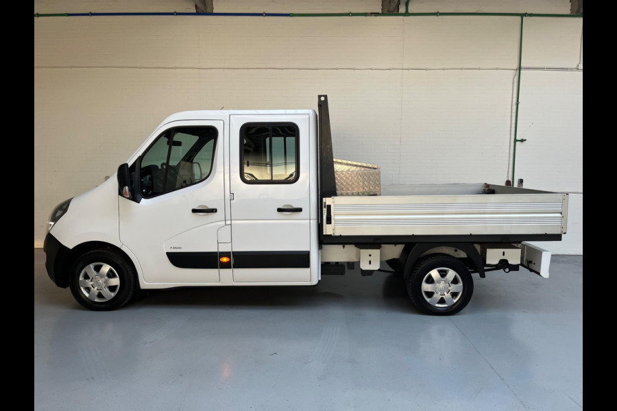 Opel Movano Pick-up 2.3 Turbo 136pk euro6 L2H1 Dubbel Cabine 7persoons, Airco, Navigatie, Trekhaak, Gereedschapkist, RIJKLAARPRIJS