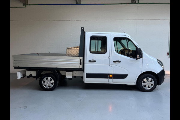 Opel Movano Pick-up 2.3 Turbo 136pk euro6 L2H1 Dubbel Cabine 7persoons, Airco, Navigatie, Trekhaak, Gereedschapkist, RIJKLAARPRIJS