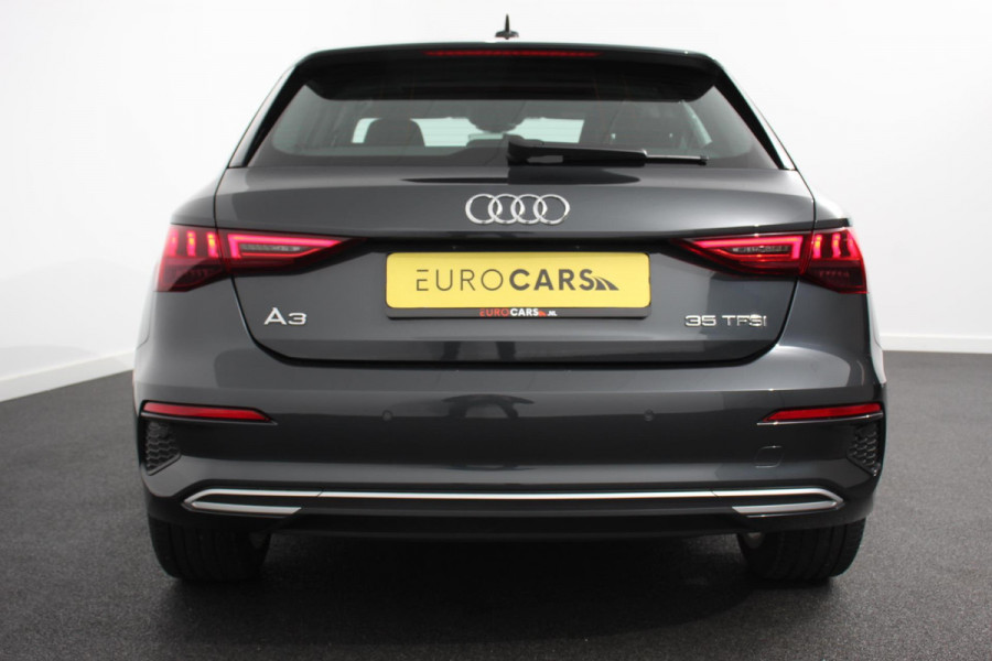 Audi A3 Sportback 35 TFSI 150pk S-Tronic Prestige | Panorama dak | Climate control | Navigatie | Appel Carplay/Android Auto | Electrisch bedienbare achterklep | Led | Dab | Virtual Cockpit | Adaptive Cruise Control | 17"LMV