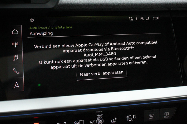 Audi A3 Sportback 35 TFSI 150pk S-Tronic Prestige | Panorama dak | Climate control | Navigatie | Appel Carplay/Android Auto | Electrisch bedienbare achterklep | Led | Dab | Virtual Cockpit | Adaptive Cruise Control | 17"LMV
