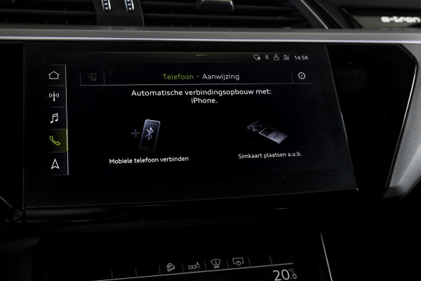 Audi e-tron 50 quattro S edition 71 kWh | Bang & Olufsen | S/K Panodak | Dig.Cockpit | Adapt.Cruise | Stoelverw. | Camera+PDC | NAV + App.Connect | Auto.Airco | LM 20" |