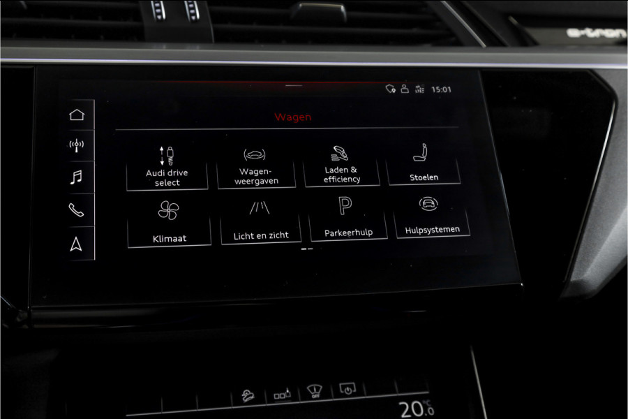 Audi e-tron 50 quattro S edition 71 kWh | Bang & Olufsen | S/K Panodak | Dig.Cockpit | Adapt.Cruise | Stoelverw. | Camera+PDC | NAV + App.Connect | Auto.Airco | LM 20" |