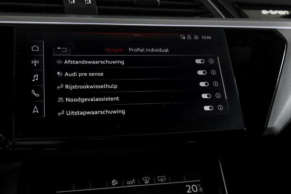 Audi e-tron 50 quattro S edition 71 kWh | Bang & Olufsen | S/K Panodak | Dig.Cockpit | Adapt.Cruise | Stoelverw. | Camera+PDC | NAV + App.Connect | Auto.Airco | LM 20" |