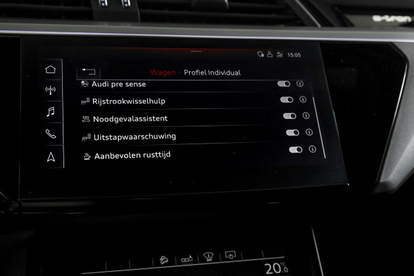 Audi e-tron 50 quattro S edition 71 kWh | Bang & Olufsen | S/K Panodak | Dig.Cockpit | Adapt.Cruise | Stoelverw. | Camera+PDC | NAV + App.Connect | Auto.Airco | LM 20" |