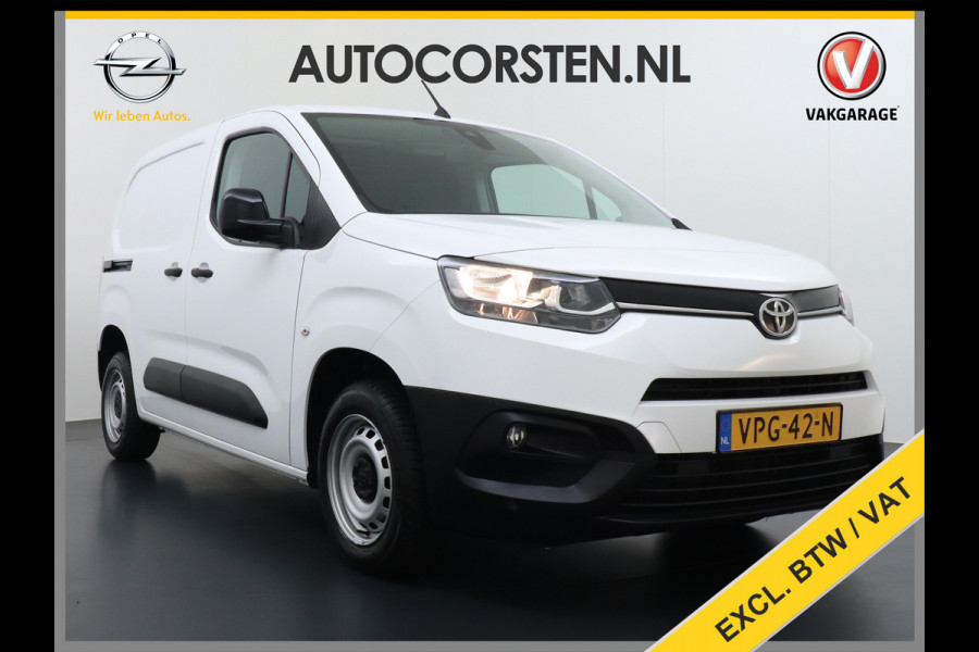 Toyota PROACE CITY D102pk D-4D Navi Apple/Android ECC Pdc Bluetooth CruiseControl Elek.Ramen Airco SchuifdeurRechts Usb Mistlampen Regensensor Aut.Verlichting Elek.inkl.spiegels Live 1500kg trekvermogen Orig.NLs auto EURO6