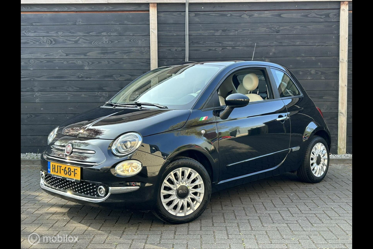 Fiat 500 1.0 Hybrid Rockstar Vol Lederen Bekleding / Clima / groot scherm carplay / Panodak / 56.460 KM!! Fiat 500 1.0 Hybrid Rockstar Vol Lederen Bekleding / Clima / groot scherm carplay / Panodak / 56.460 KM!!