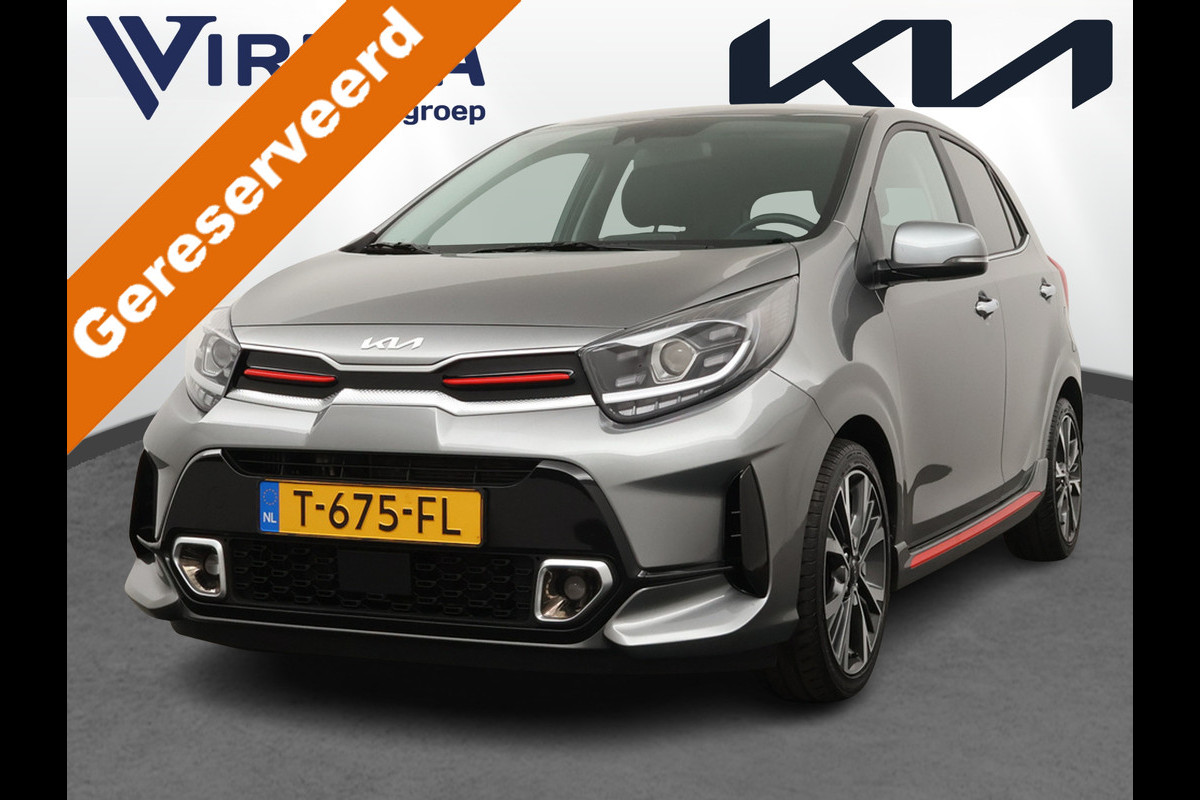 Kia Picanto 1.0 T-GDi GT-Line 5p 100PK! - Navigatie - Climate Control - Schuif/Kanteldak - Stoel/Stuur Verwarming - Leder - Fabrieksgarantie Tot 2030 Kia Picanto 1.0 T-GDi GT-Line 5p 100PK! - Navigatie - Climate Control - Schuif/Kanteldak - Stoel/Stuur Verwarming - Leder - Fabrieksgarantie Tot 2030
