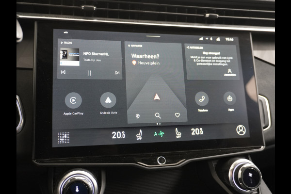 Lynk & Co 01 1.5 PHEV AUT-7 261pk 4wd Pano-Schuif-K-dak 20" 360°Camera Apple Carplay Android Auto Adaptive-Cr NaviPdc-a+v Ecc Keyless Led M-B Elek.Memory.Stoel File assistent Dodehoek detector Elektrisch bedienbare achterklep Rijstrooksensor Wifi Verkeersbord detectie 425Nm koppel 3,6kw laadvermogen A-label Euro 6 Hybride Benzine / Elektrisch rijden tot ca 69km