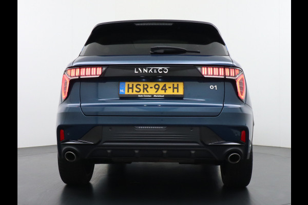 Lynk & Co 01 1.5 PHEV AUT-7 261pk 4wd Pano-Schuif-K-dak 20" 360°Camera Apple Carplay Android Auto Adaptive-Cr NaviPdc-a+v Ecc Keyless Led M-B Elek.Memory.Stoel File assistent Dodehoek detector Elektrisch bedienbare achterklep Rijstrooksensor Wifi Verkeersbord detectie 425Nm koppel 3,6kw laadvermogen A-label Euro 6 Hybride Benzine / Elektrisch rijden tot ca 69km