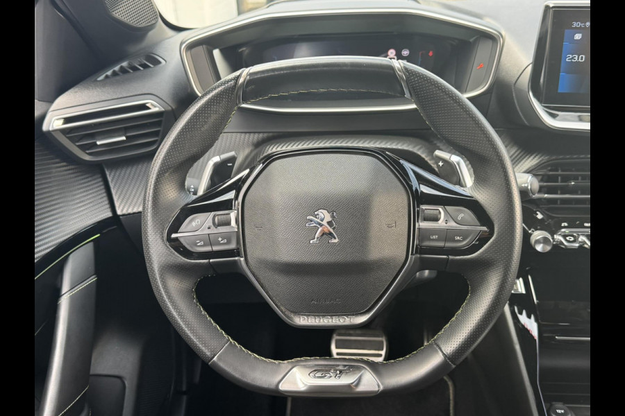 Peugeot 208 1.2 PureTech GT Pack 130PK Automaat Adaptive cruise control Climate control Leder/ Alcantara Stoelverwarming Full LED