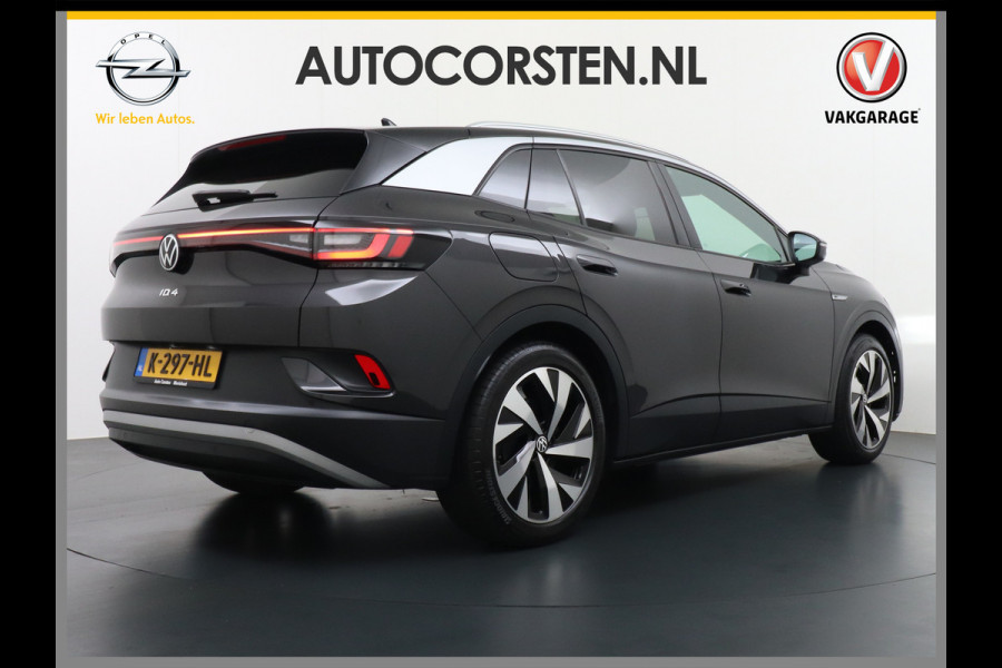Volkswagen ID.4 204pk 77 kWh NIEUWE HV ACCU ! Navi Adap.Cruise Camera 20" Apple Carplay Android Carplay Mirrorlink Bordherk. Lane-dep. Front-Assist Led Stoelverwarmd dab . Usb Pdc KeylessStart Grootste accu ! Leer/Alcantara 1st. First Snelladen tot 135kw/uur !