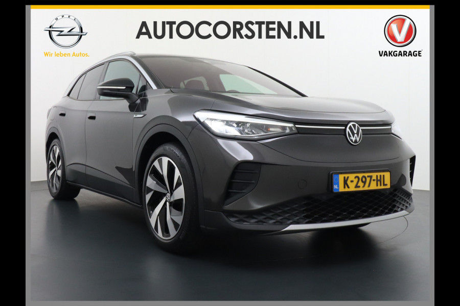 Volkswagen ID.4 204pk 77 kWh NIEUWE HV ACCU ! Navi Adap.Cruise Camera 20" Apple Carplay Android Carplay Mirrorlink Bordherk. Lane-dep. Front-Assist Led Stoelverwarmd dab . Usb Pdc KeylessStart Grootste accu ! Leer/Alcantara 1st. First Snelladen tot 135kw/uur !