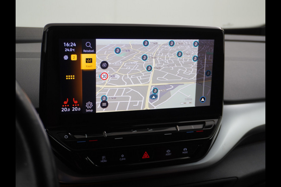 Volkswagen ID.4 204pk 77 kWh NIEUWE HV ACCU ! Navi Adap.Cruise Camera 20" Apple Carplay Android Carplay Mirrorlink Bordherk. Lane-dep. Front-Assist Led Stoelverwarmd dab . Usb Pdc KeylessStart Grootste accu ! Leer/Alcantara 1st. First Snelladen tot 135kw/uur !