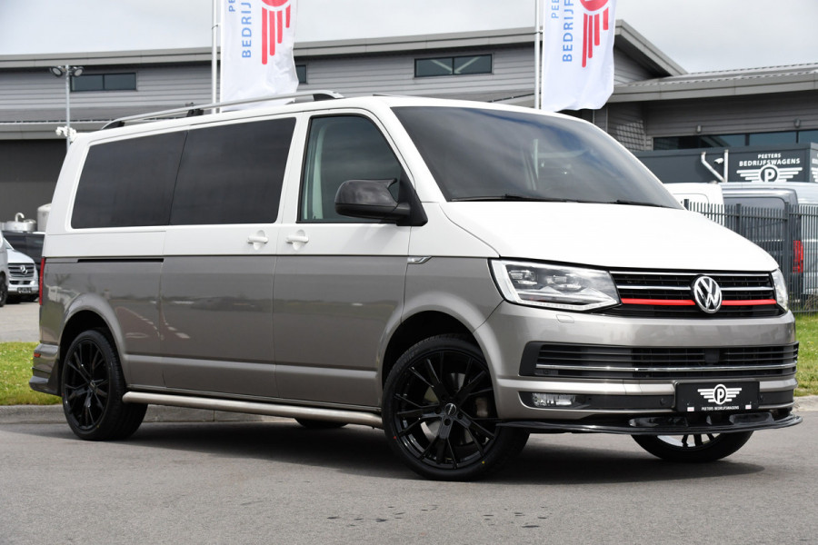 Volkswagen Transporter 2.0 TDI L2H1 DC Highline Adaptieve Cruise, Camera, 204PK, Automaat, LED, Electrische deur, Leder, Uniek!