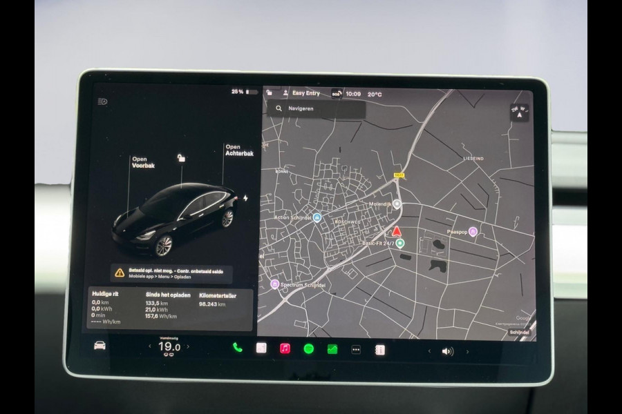 Tesla Model 3 Performance 462 pk AWD 75 kWh, panoramadak, leder, 20 inch, Nederlandse auto met nationale auto pas
