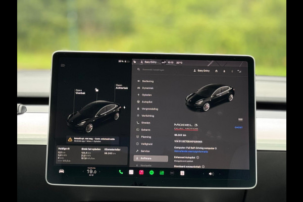 Tesla Model 3 Performance 462 pk AWD 75 kWh, panoramadak, leder, 20 inch, Nederlandse auto met nationale auto pas