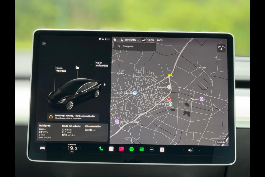 Tesla Model 3 Performance 462 pk AWD 75 kWh, panoramadak, leder, 20 inch, Nederlandse auto met nationale auto pas