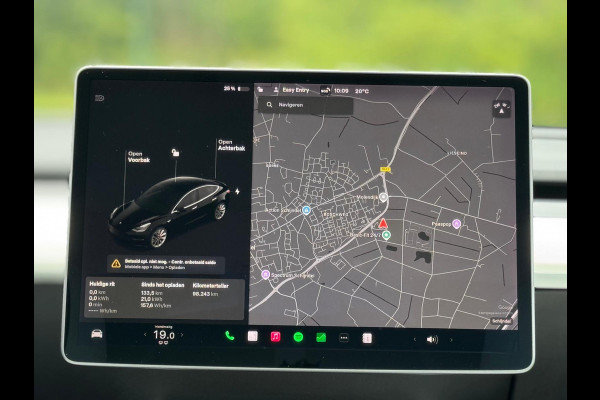 Tesla Model 3 Performance 462 pk AWD 75 kWh, panoramadak, leder, 20 inch, Nederlandse auto met nationale auto pas