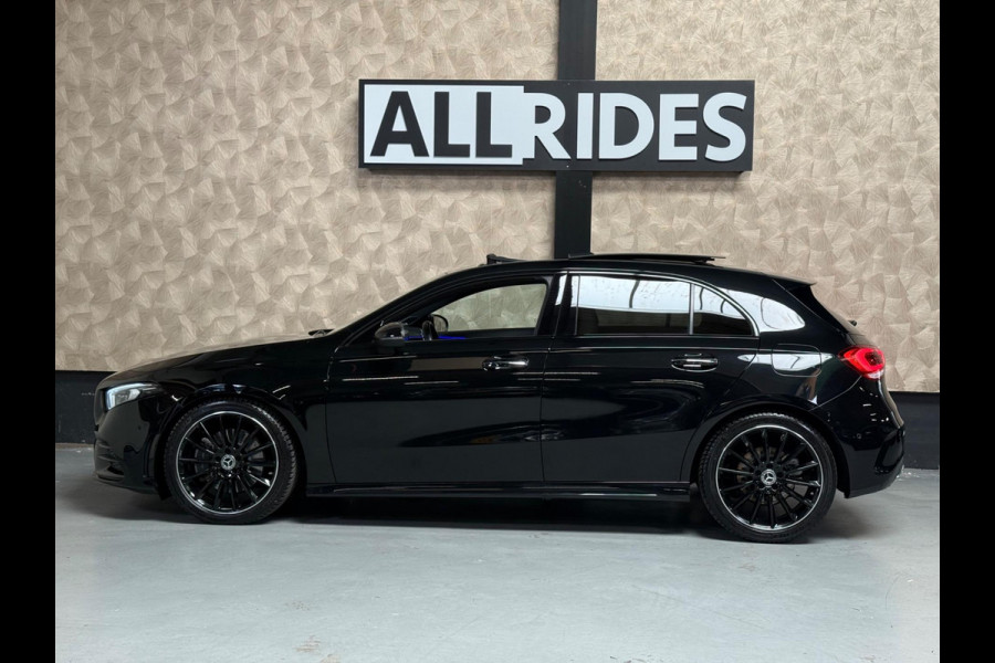 Mercedes-Benz A-Klasse 220 Launch Edition Premium Plus AMG Night | pano | Leer | Multibeam | HUD | Memory | Keyless | Sfeerver