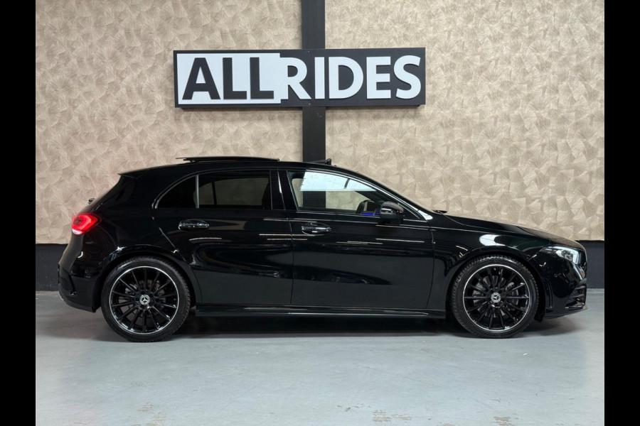 Mercedes-Benz A-Klasse 220 Launch Edition Premium Plus AMG Night | pano | Leer | Multibeam | HUD | Memory | Keyless | Sfeerver