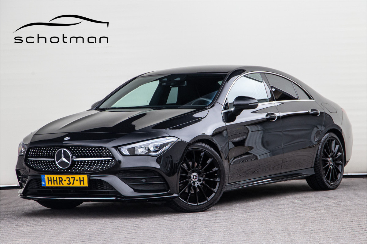 Mercedes-Benz CLA-Klasse 180 AMG Widescreen, Sfeerverlichting, Camera, 19" 2021 Mercedes-Benz CLA-Klasse 180 AMG Widescreen, Sfeerverlichting, Camera, 19" 2021