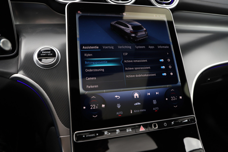 Mercedes-Benz GLC 300e AMG 4-Matic | 313PK | Achterasbesturing | Luchtvering | Head-up | Massage | Keyles-go | Pano | Burmester | ACC | Digital-li Mercedes-Benz GLC 300e AMG 4-Matic | 313PK | Achterasbesturing | Luchtvering | Head-up | Massage | Keyles-go | Pano | Burmester | ACC | Digital-li