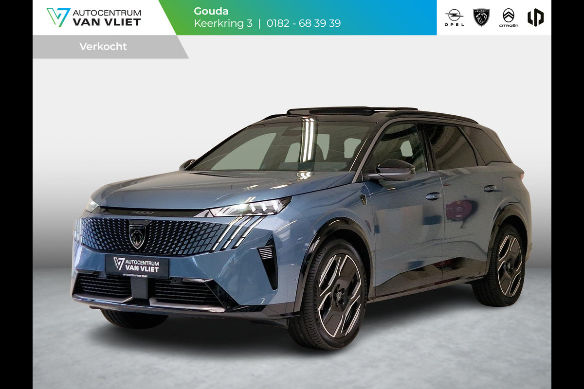 Peugeot E-5008 GT Avantage 73 kWh Warmtepomp | Nappa Leder | Panoramisch Schuifdak | Stoelverwarming voor en achter Peugeot E-5008 GT Avantage 73 kWh Warmtepomp | Nappa Leder | Panoramisch Schuifdak | Stoelverwarming voor en achter