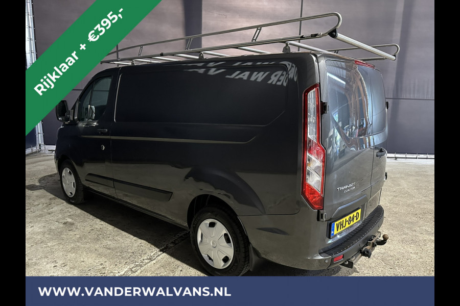 Ford Transit Custom 2.0 TDCI L1H1 Euro6 *Rijklaar Direct Rijden* Airco | Trekhaak | Imperiaal | Cruisecontrol | Parkeersensoren | Bijrijdersbank LED
