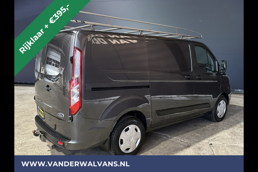 Ford Transit Custom 2.0 TDCI L1H1 Euro6 *Rijklaar Direct Rijden* Airco | Trekhaak | Imperiaal | Cruisecontrol | Parkeersensoren | Bijrijdersbank LED