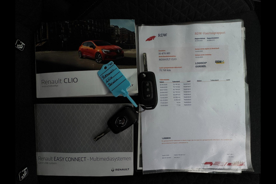 Renault Clio 1.0 TCe Zen NL AUTO / 4-SEIZOENENBANDEN / NAVI / CRUISE / PARKEERSENSOREN ACHTER / CARPLAY