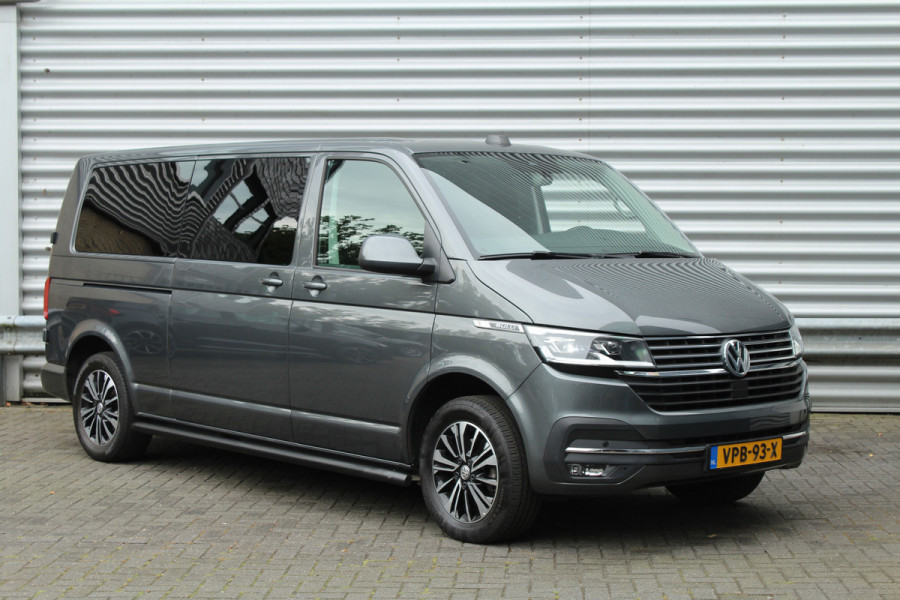 Volkswagen Transporter 2.0 TDI 150pk L2H1 28 Bulli AUTOMAAT NL-Auto NAP Airco Cruise Navi Camera LMV Leder Trekhaak 2500kg