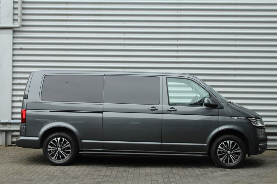 Volkswagen Transporter 2.0 TDI 150pk L2H1 28 Bulli AUTOMAAT NL-Auto NAP Airco Cruise Navi Camera LMV Leder Trekhaak 2500kg