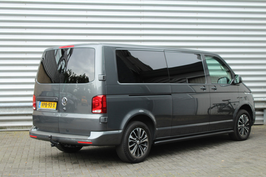 Volkswagen Transporter 2.0 TDI 150pk L2H1 28 Bulli AUTOMAAT NL-Auto NAP Airco Cruise Navi Camera LMV Leder Trekhaak 2500kg