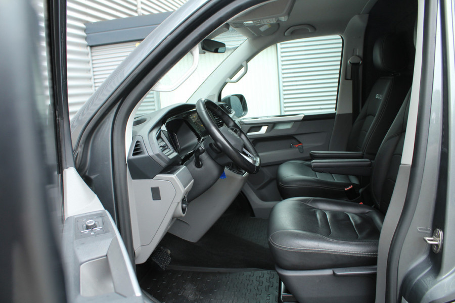 Volkswagen Transporter 2.0 TDI 150pk L2H1 28 Bulli AUTOMAAT NL-Auto NAP Airco Cruise Navi Camera LMV Leder Trekhaak 2500kg