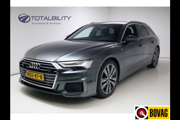 Audi A6 Avant 50 TFSI e quattro 300 PK 2X S-Line Advanced edition | 20" | Stoel- & achterbankverwarming Adaptive Cruise, Navigatie, Matrix Led, Daytona grijs metallic, Elec. achterklep, Afneembare trekhaak