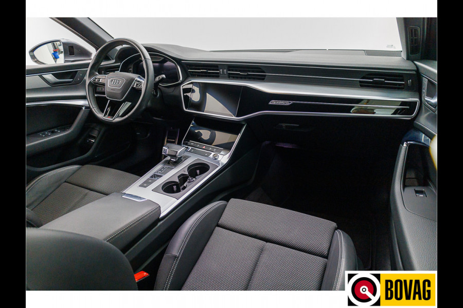 Audi A6 Avant 50 TFSI e quattro 300 PK 2X S-Line Advanced edition | 20" | Stoel- & achterbankverwarming Adaptive Cruise, Navigatie, Matrix Led, Daytona grijs metallic, Elec. achterklep, Afneembare trekhaak