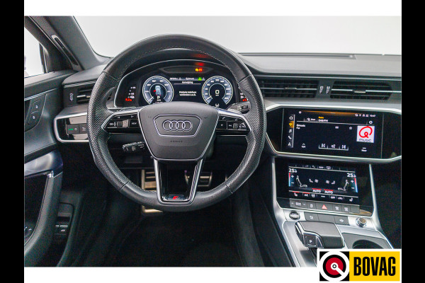 Audi A6 Avant 50 TFSI e quattro 300 PK 2X S-Line Advanced edition | 20" | Stoel- & achterbankverwarming Adaptive Cruise, Navigatie, Matrix Led, Daytona grijs metallic, Elec. achterklep, Afneembare trekhaak
