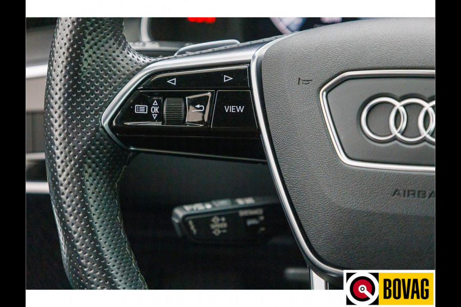 Audi A6 Avant 50 TFSI e quattro 300 PK 2X S-Line Advanced edition | 20" | Stoel- & achterbankverwarming Adaptive Cruise, Navigatie, Matrix Led, Daytona grijs metallic, Elec. achterklep, Afneembare trekhaak