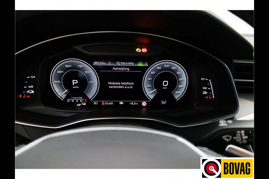 Audi A6 Avant 50 TFSI e quattro 300 PK 2X S-Line Advanced edition | 20" | Stoel- & achterbankverwarming Adaptive Cruise, Navigatie, Matrix Led, Daytona grijs metallic, Elec. achterklep, Afneembare trekhaak