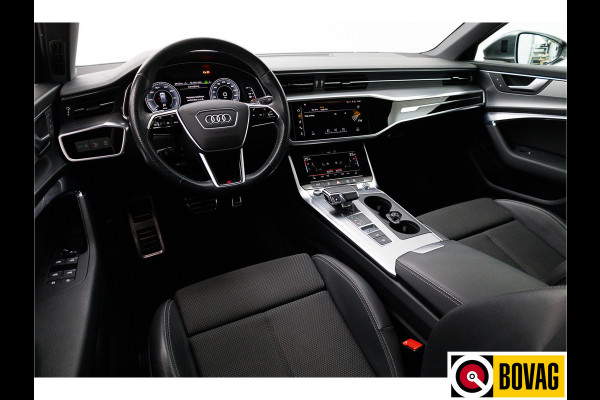 Audi A6 Avant 50 TFSI e quattro 300 PK 2X S-Line Advanced edition | 20" | Stoel- & achterbankverwarming Adaptive Cruise, Navigatie, Matrix Led, Daytona grijs metallic, Elec. achterklep, Afneembare trekhaak